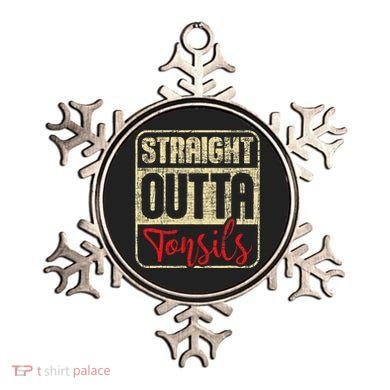Straight Outta Tonsils Tonsil Removal Surgery Recovery Ornament