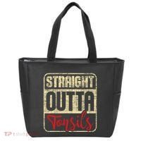 Straight Outta Tonsils Tonsil Removal Surgery Recovery Tote Bag thumb 0