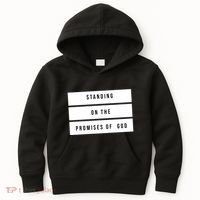 Standing On The Promises Of God Kids Hoodie thumb 0
