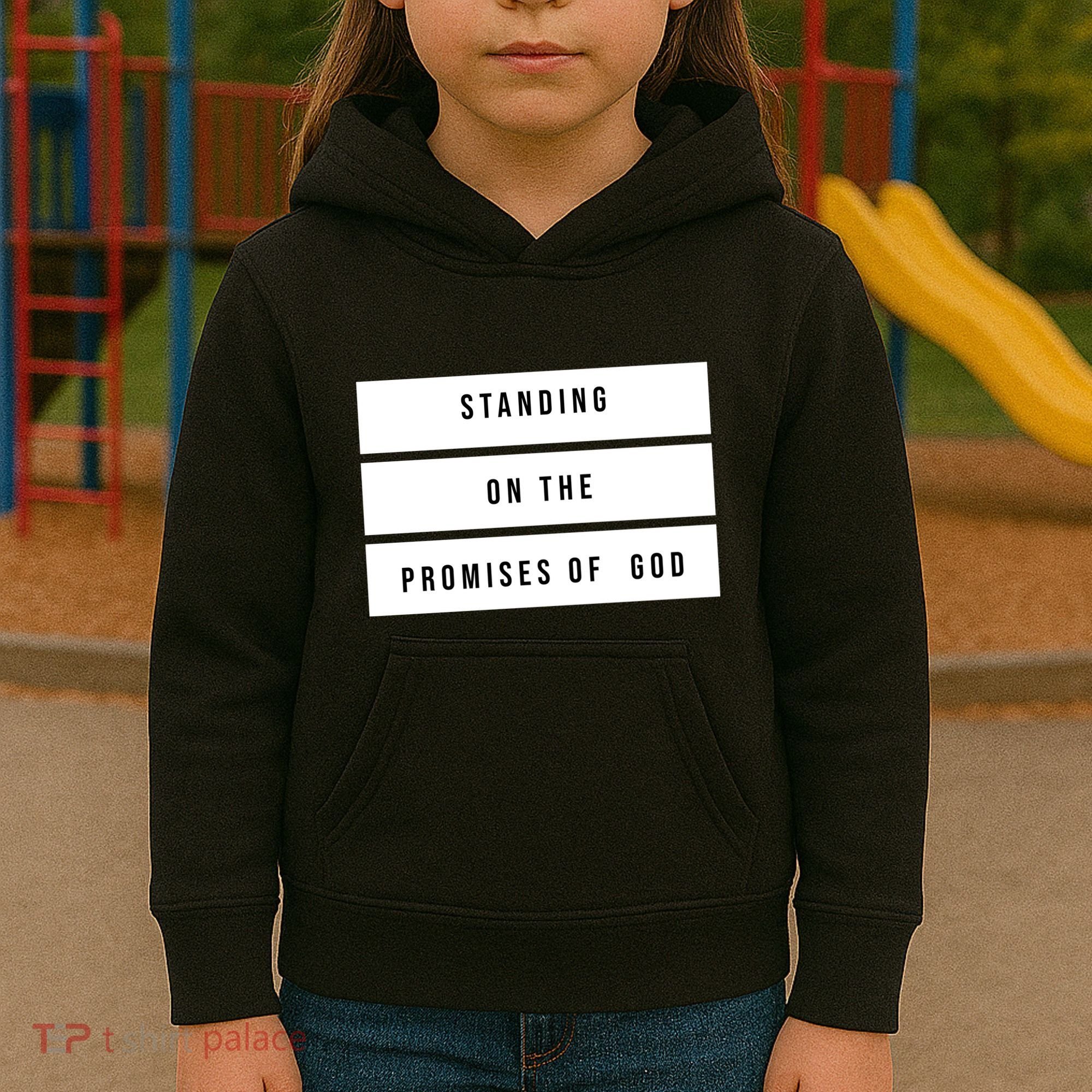 Standing On The Promises Of God Kids Hoodie