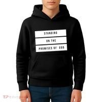 Standing On The Promises Of God Kids Hoodie thumb 4