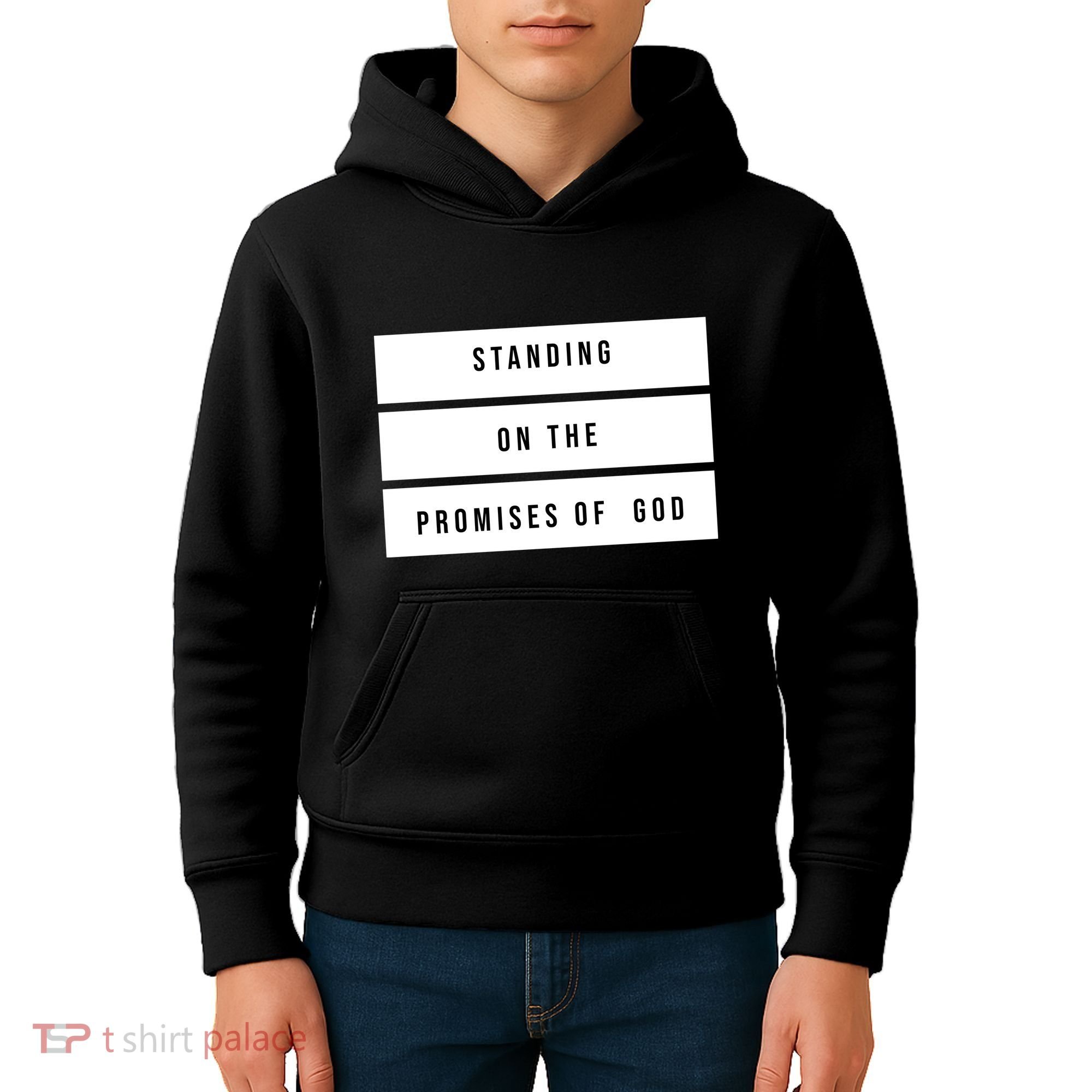 Standing On The Promises Of God Kids Hoodie