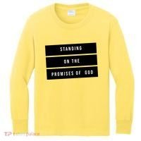 Standing On The Promises Of God Kids Long Sleeve Shirt thumb 0
