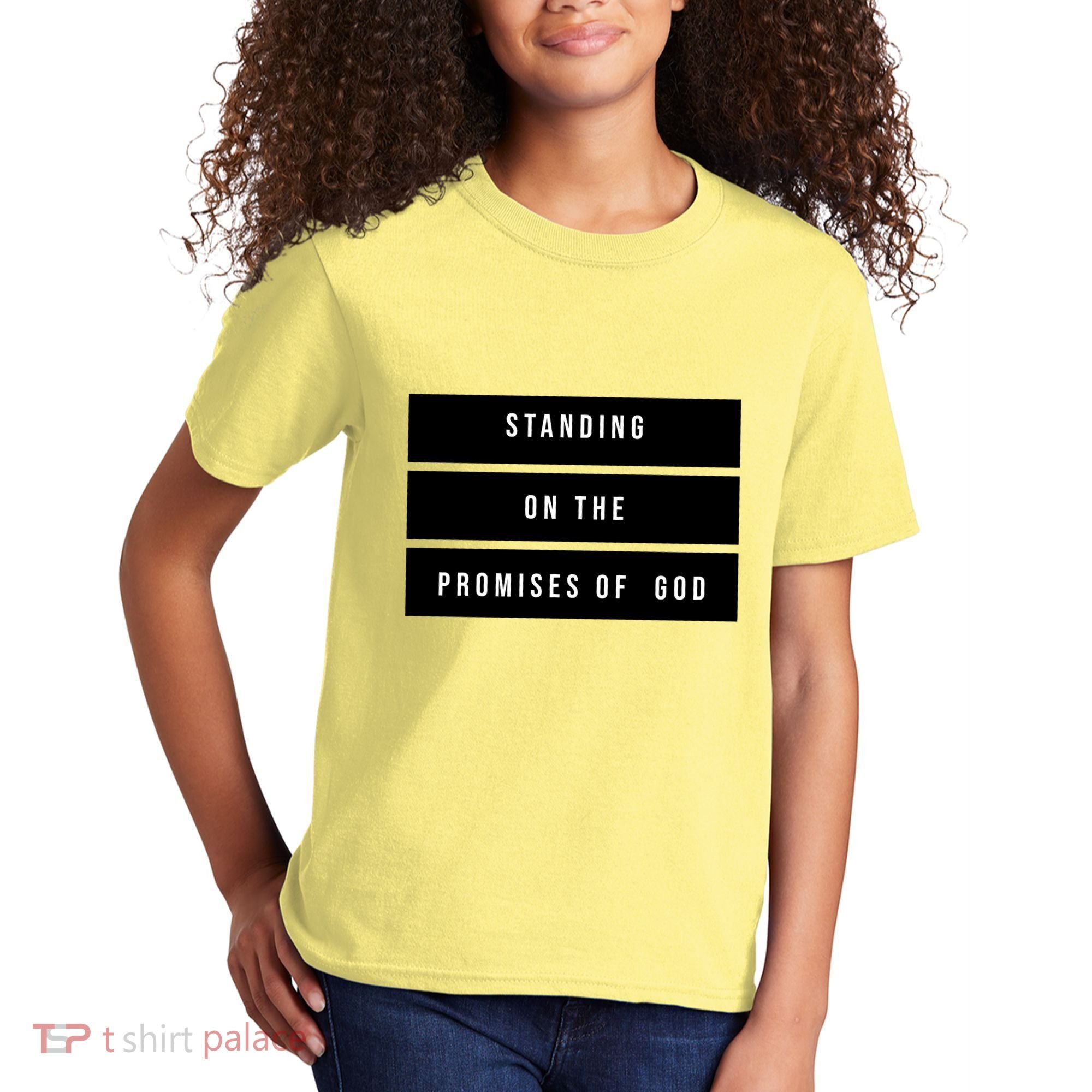 Standing On The Promises Of God Kids T-Shirt