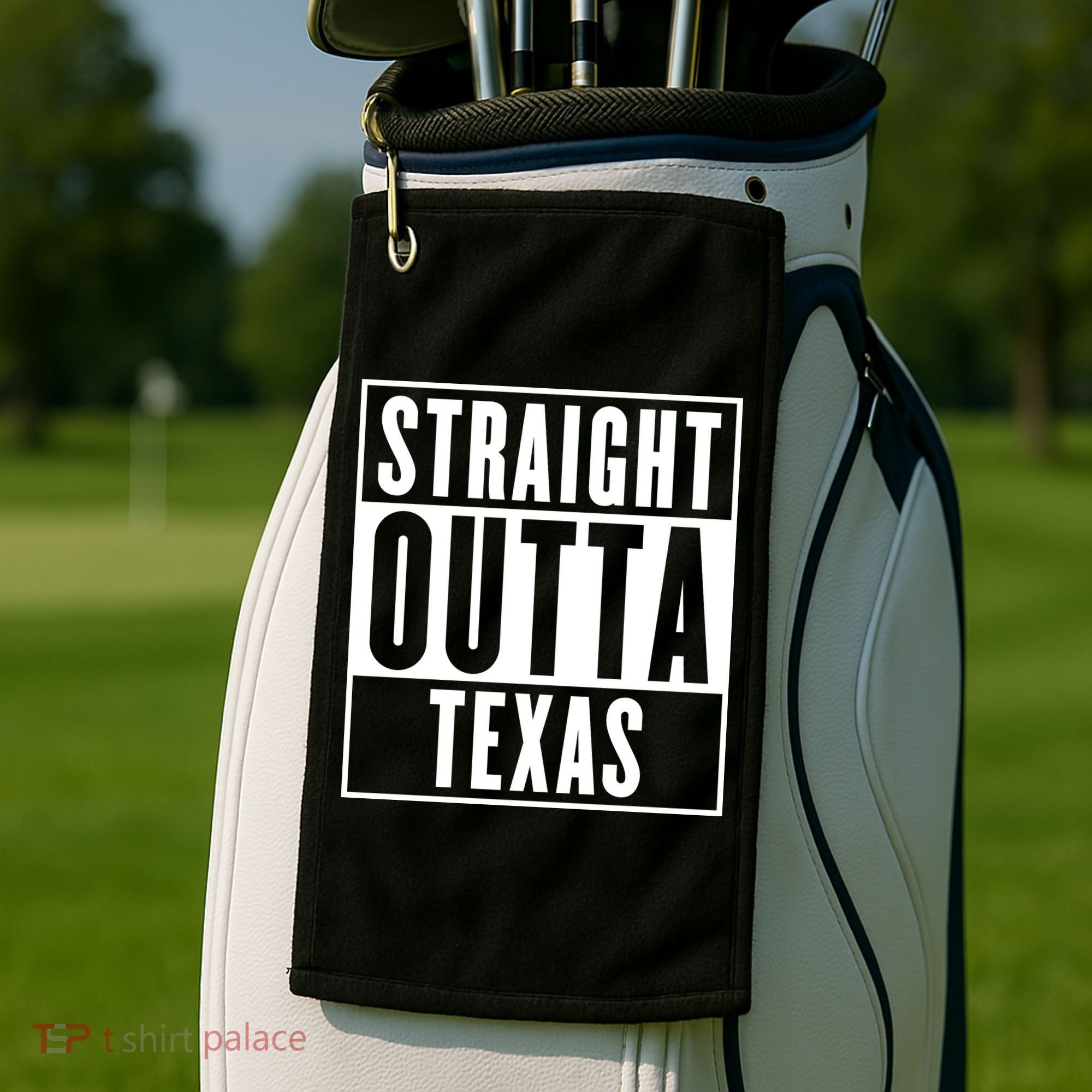 Straight Outta Texas Golf Towel