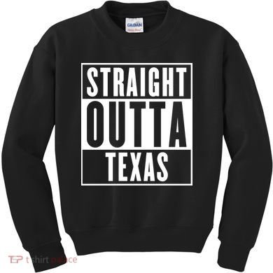 Straight Outta Texas Kids Sweatshirt