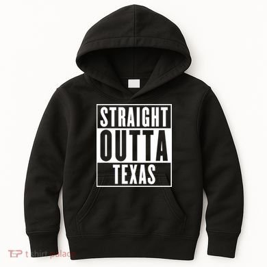 Straight Outta Texas Kids Hoodie