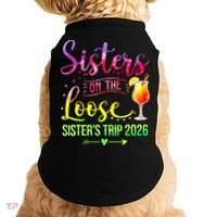 Sisters On The Loose Sister's Trip 2026 Vacation Doggie Tank thumb 0