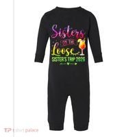 Sisters On The Loose Sister's Trip 2026 Vacation Infant Fleece One Piece thumb 0