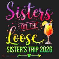 Sisters On The Loose Sister's Trip 2026 Vacation Beanie thumb 2