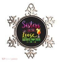 Sisters On The Loose Sister's Trip 2026 Vacation Ornament thumb 0