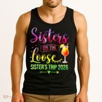 Sisters On The Loose Sister's Trip 2026 Vacation Tank Top thumb 3