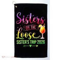 Sisters On The Loose Sister's Trip 2026 Vacation Golf Towel thumb 0