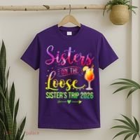 Sisters On The Loose Sister's Trip 2026 Vacation T-Shirt thumb 2