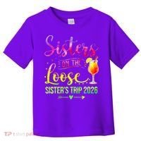 Sisters On The Loose Sister's Trip 2026 Vacation Toddler T-Shirt thumb 0