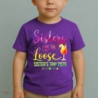 Sisters On The Loose Sister's Trip 2026 Vacation Toddler T-Shirt thumb 2