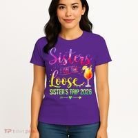 Sisters On The Loose Sister's Trip 2026 Vacation Women's T-Shirt thumb 4