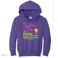 Sisters On The Loose Sister's Trip 2026 Vacation Kids Hoodie thumb 0