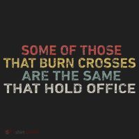 Some Of Those That Burn Crosses R The Same That Hold Office Golf Towel thumb 3