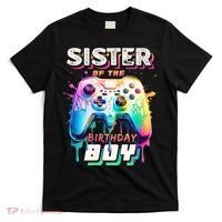 Sister Of The Birthday Boy Matching Video Game Birthday T-Shirt thumb 0