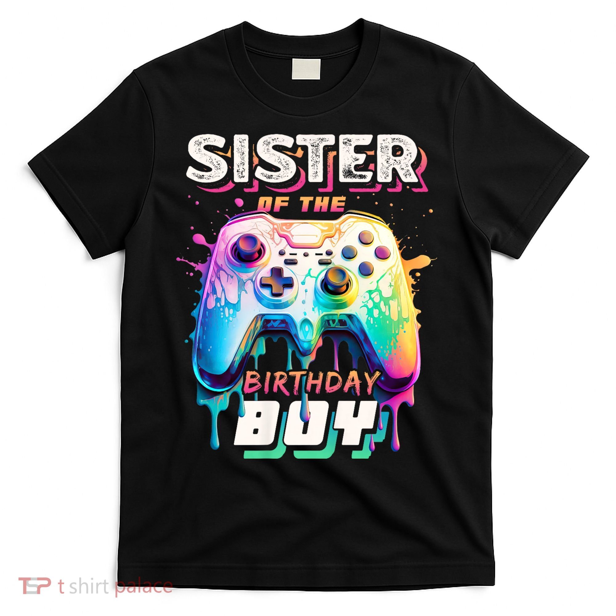 Sister Of The Birthday Boy Matching Video Game Birthday T-Shirt