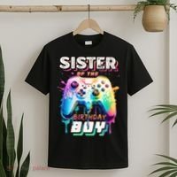 Sister Of The Birthday Boy Matching Video Game Birthday T-Shirt thumb 2