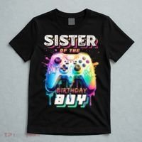 Sister Of The Birthday Boy Matching Video Game Birthday T-Shirt thumb 5