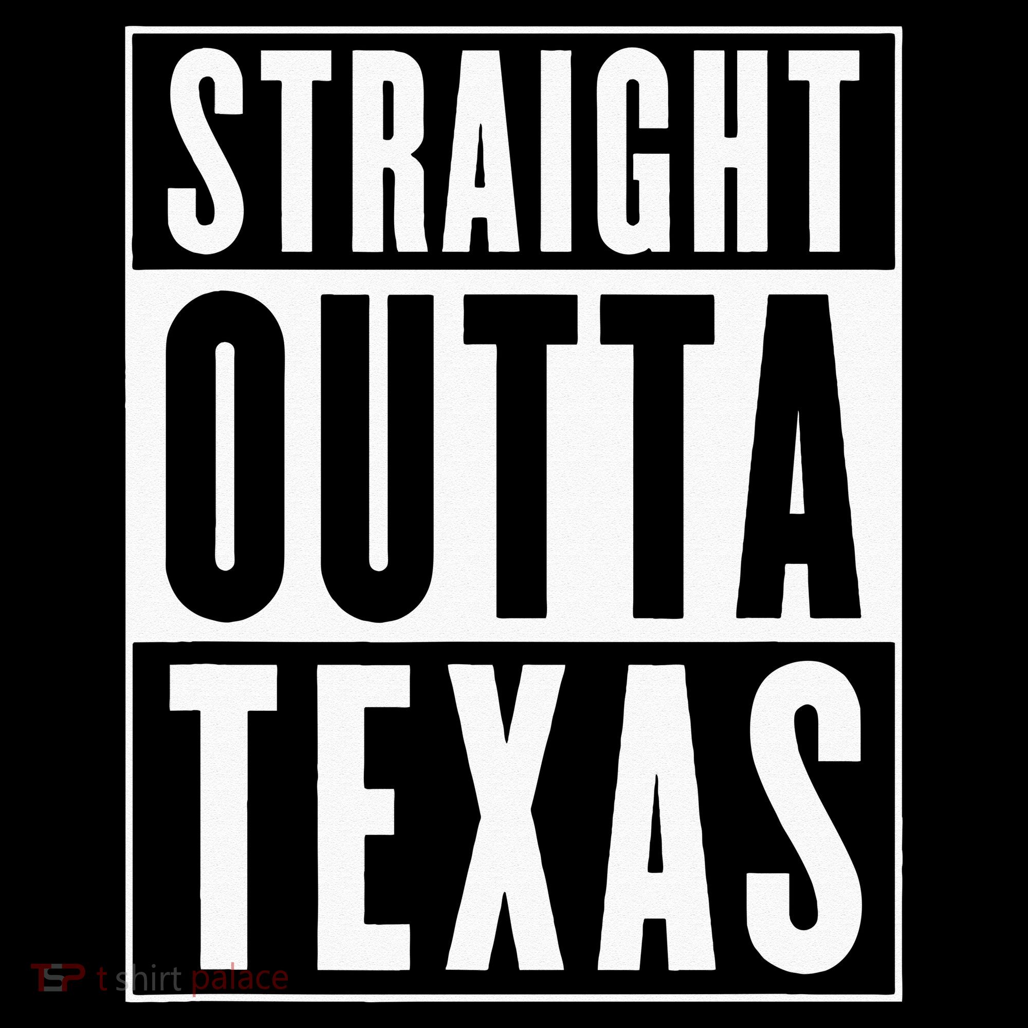 Straight Outta Texas Button