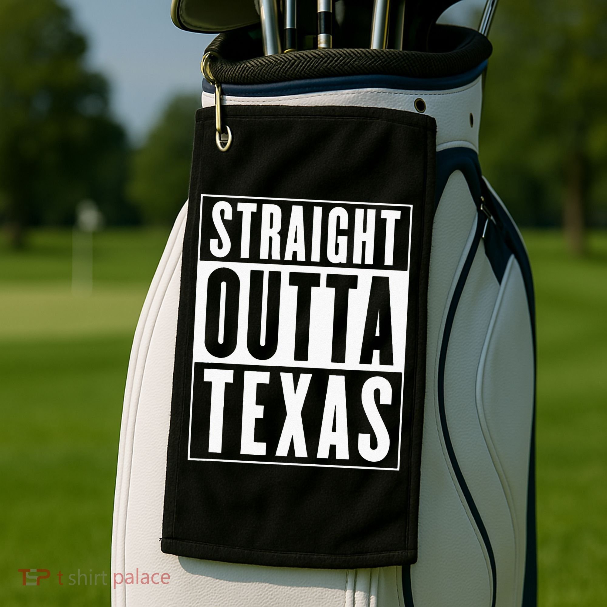 Straight Outta Texas Golf Towel