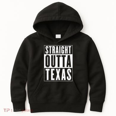 Straight Outta Texas Kids Hoodie