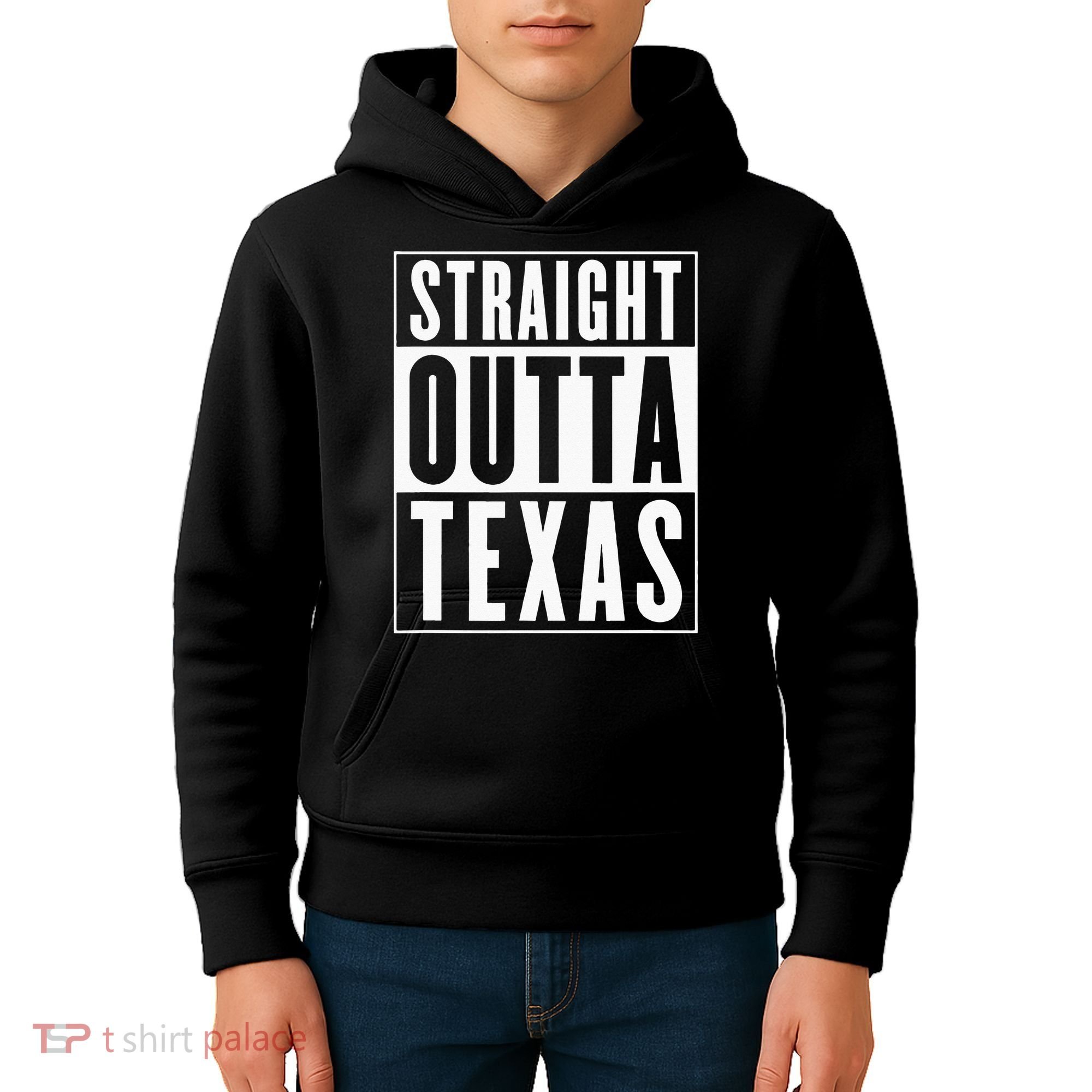 Straight Outta Texas Kids Hoodie
