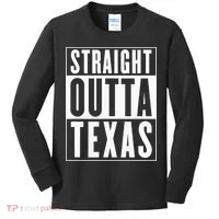 Straight Outta Texas Kids Long Sleeve Shirt thumb 0