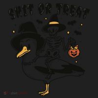 Shit Or Treat Funny Halloween Women's Sweatshirt thumb 2