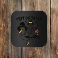 Shit Or Treat Funny Halloween Coaster thumb 0