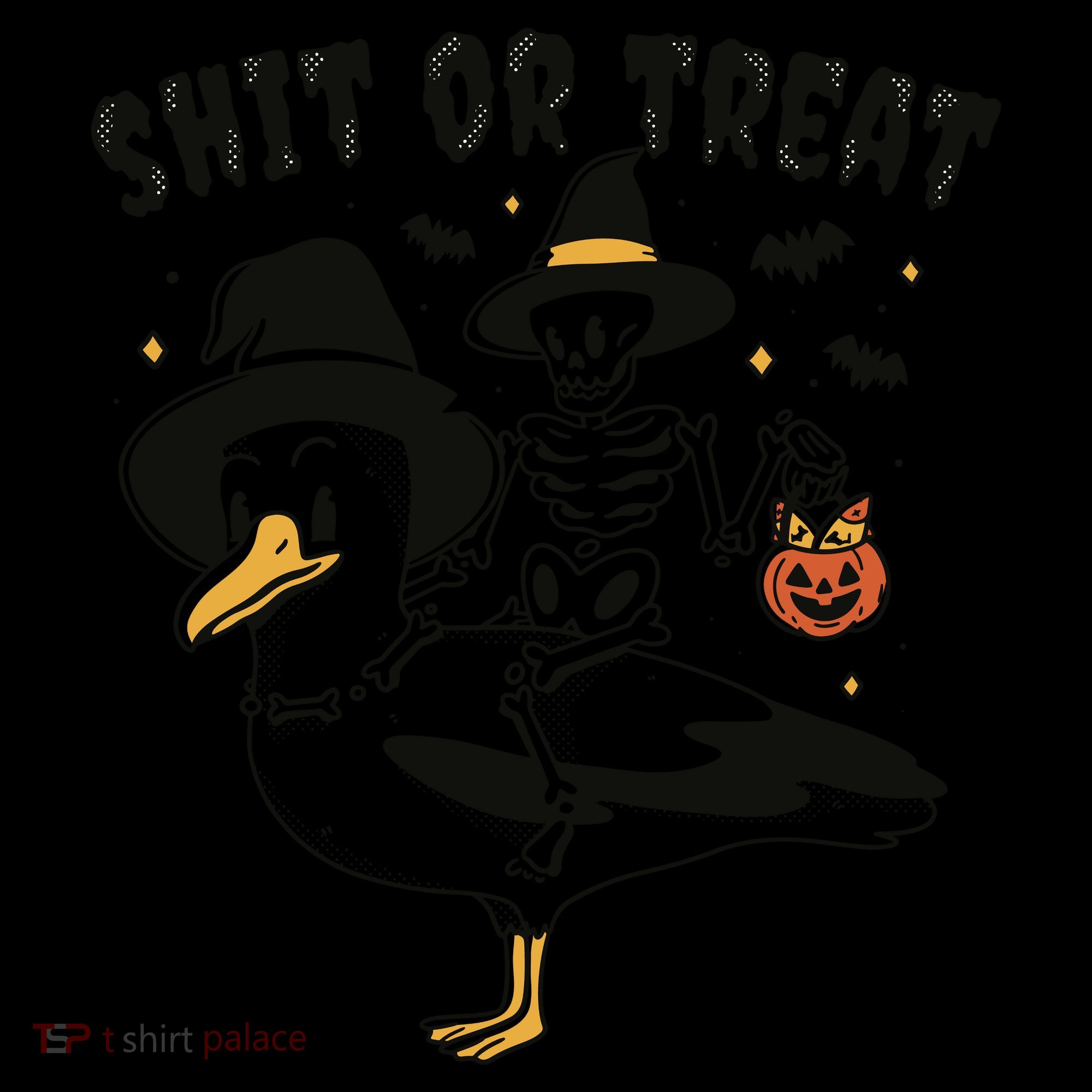 Shit Or Treat Funny Halloween Coaster