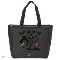Shit Or Treat Funny Halloween Tote Bag thumb 0