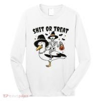 Shit Or Treat Funny Halloween Long Sleeve Shirt thumb 0