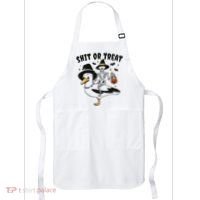 Shit Or Treat Funny Halloween Apron thumb 0