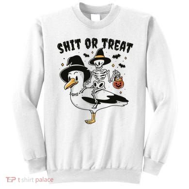 Shit Or Treat Funny Halloween Sweatshirt