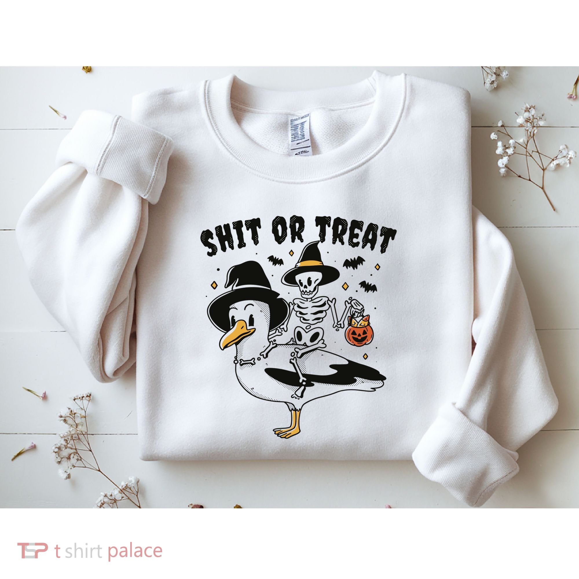 Shit Or Treat Funny Halloween Sweatshirt