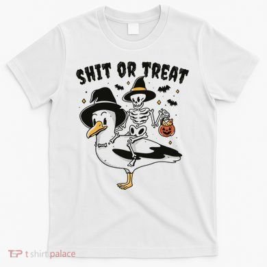 Shit Or Treat Funny Halloween T-Shirt
