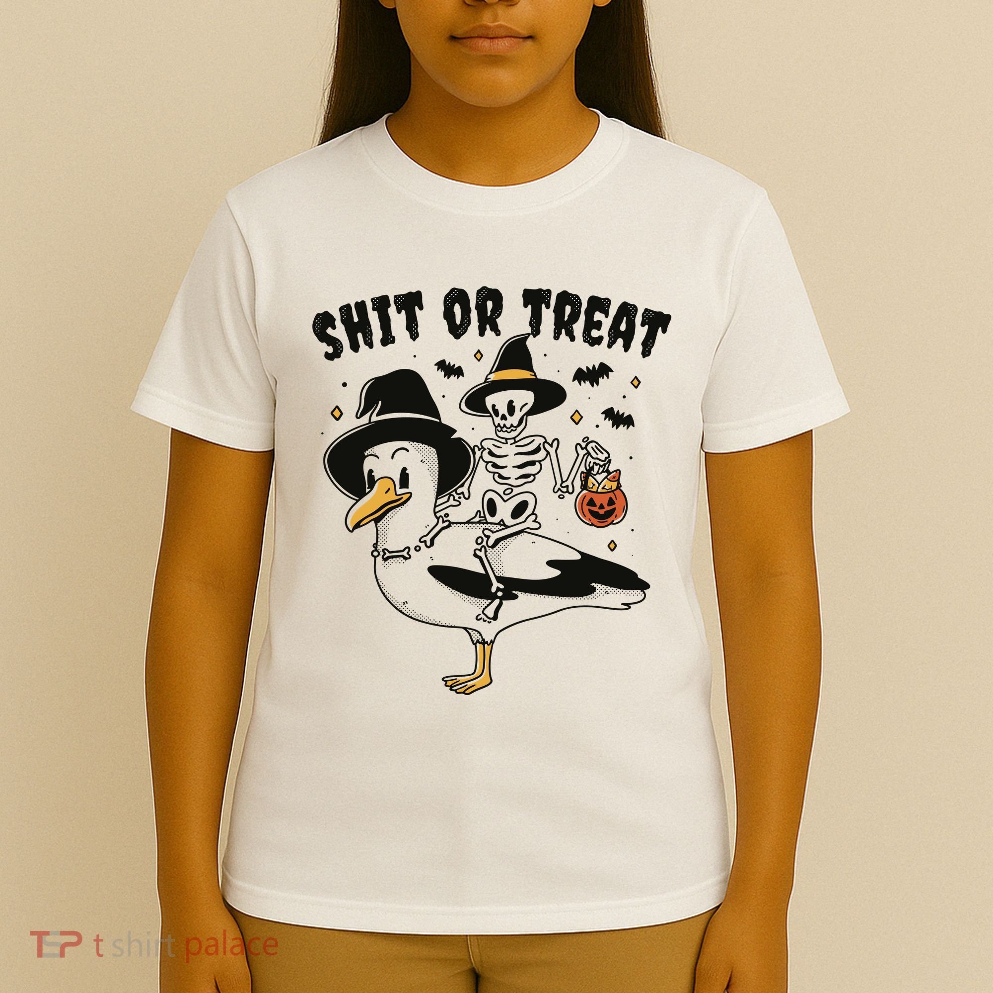 Shit Or Treat Funny Halloween T-Shirt