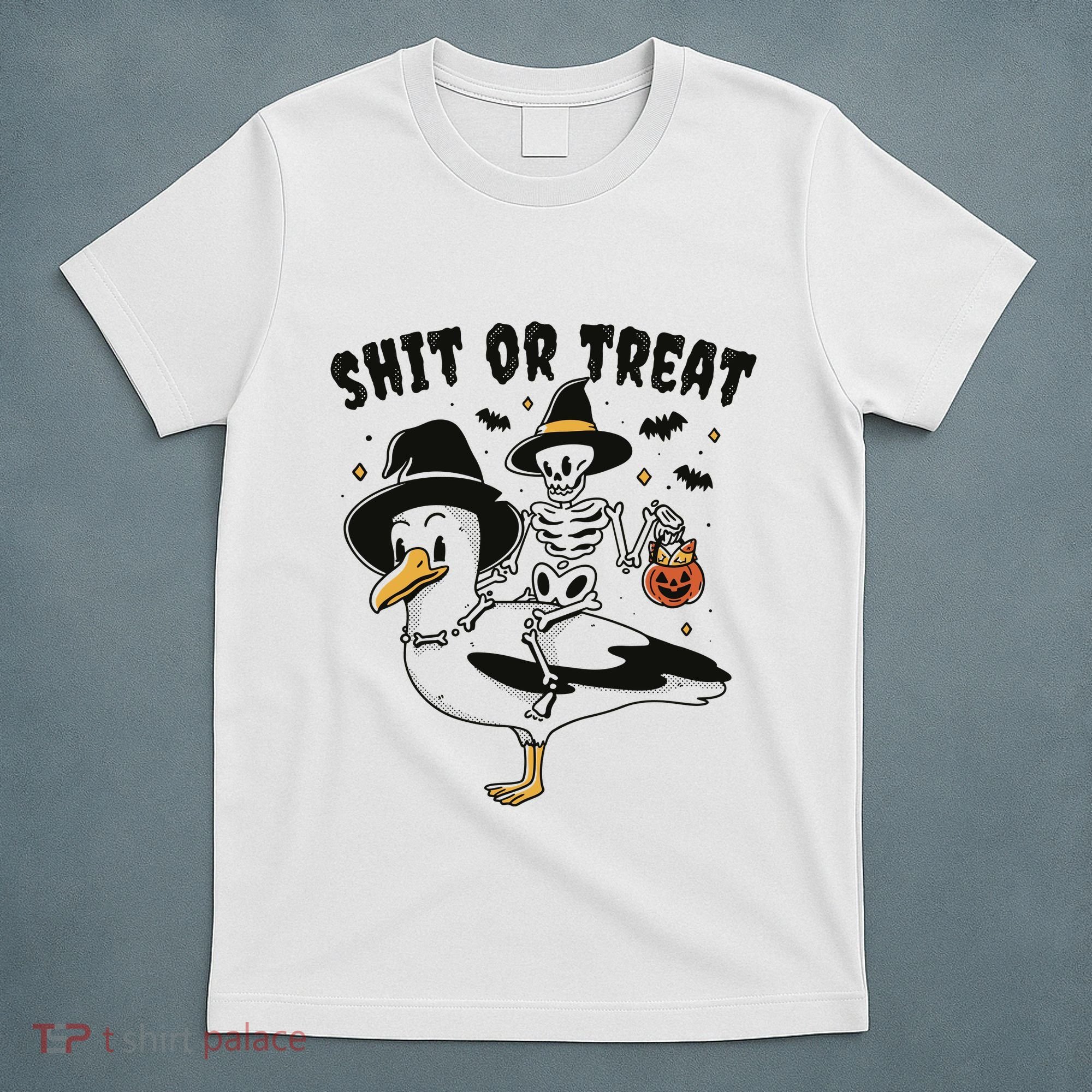 Shit Or Treat Funny Halloween T-Shirt