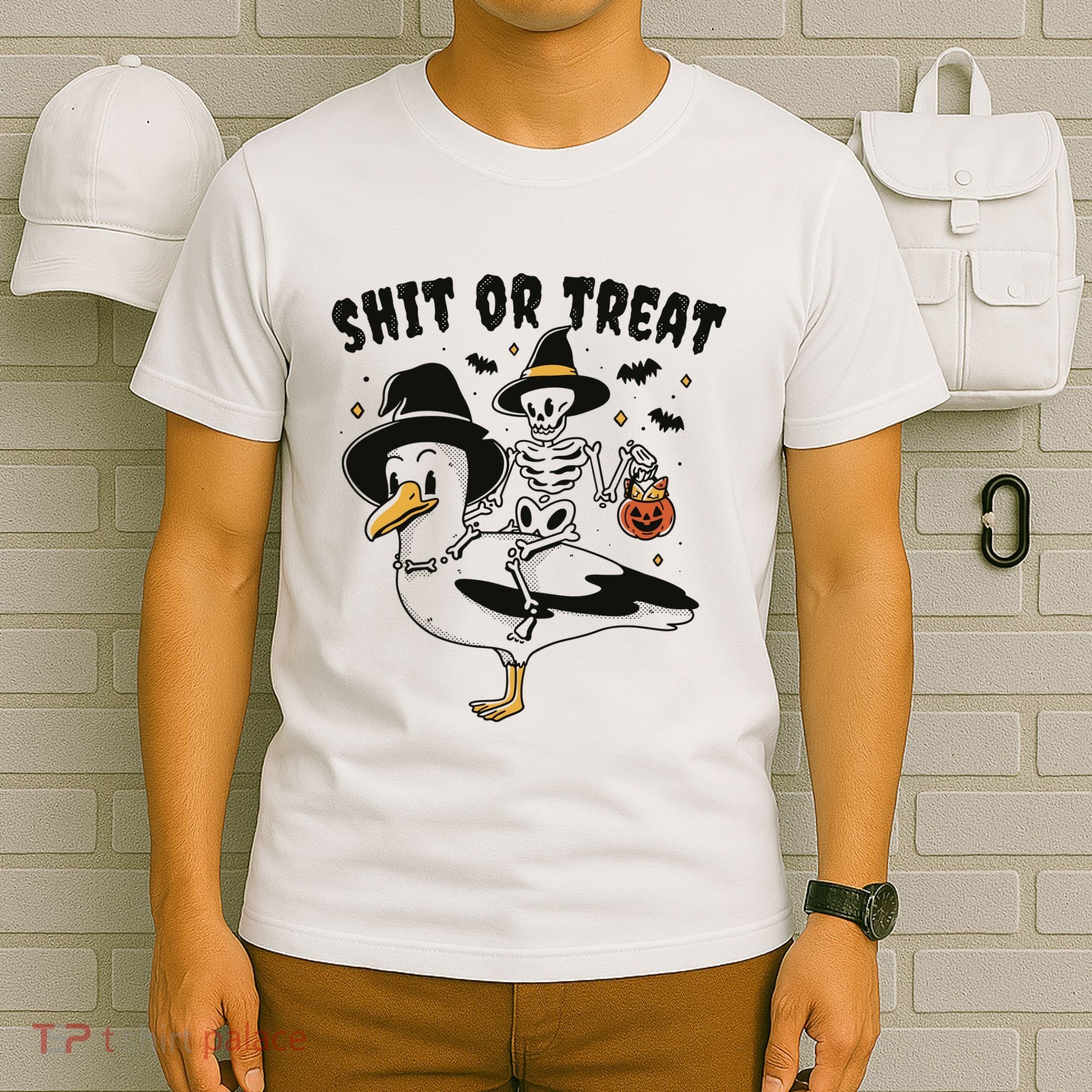 Shit Or Treat Funny Halloween T-Shirt