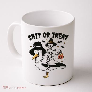 Shit Or Treat Funny Halloween Coffee Mug