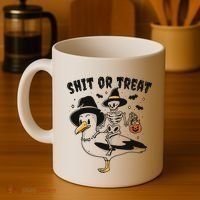 Shit Or Treat Funny Halloween Coffee Mug thumb 4