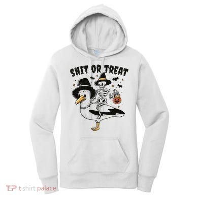 Shit Or Treat Funny Halloween Women's Hoodie