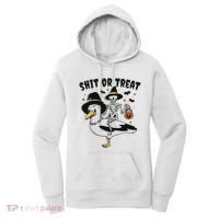 Shit Or Treat Funny Halloween Women's Hoodie thumb 0