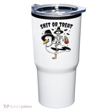 Shit Or Treat Funny Halloween Tumbler