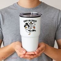 Shit Or Treat Funny Halloween Tumbler thumb 2